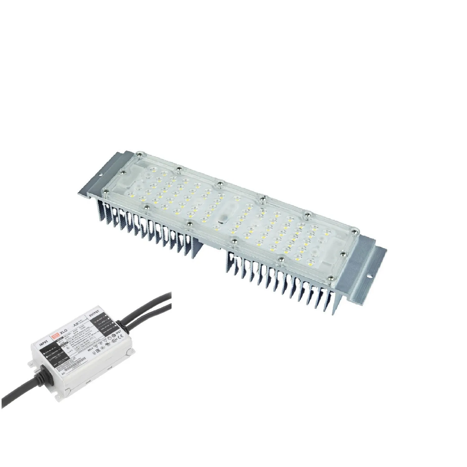 Module LED Retrofit 60W pour Luminaire Éclairage Public MEAN WELL IP67  Dimmable 1-10V - Led : Fournisseur Français TechLED
